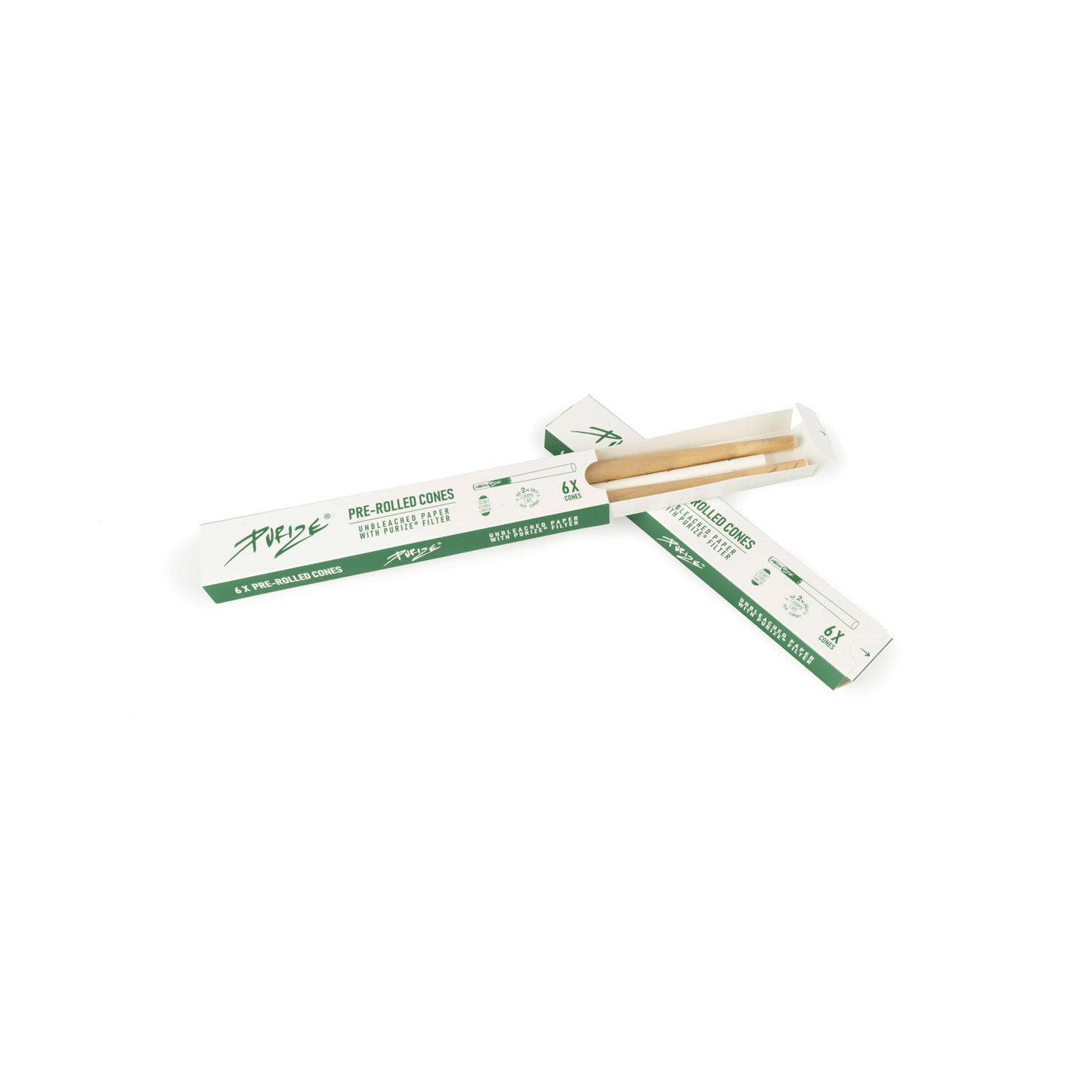 PURIZE® 6 Pre-rolled Cones w/ Carbon Filter