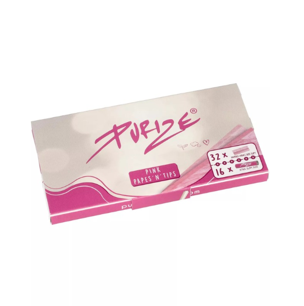 PURIZE® Papers 'n' Tips สีชมพู