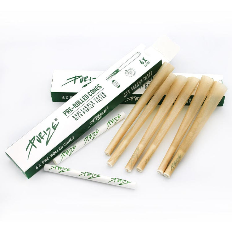 PURIZE® Pre-Rolled Cones w/ Carbon Filter