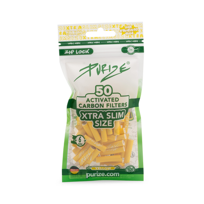 50x PURIZE® XTRA SLIM Size Filters 6mm