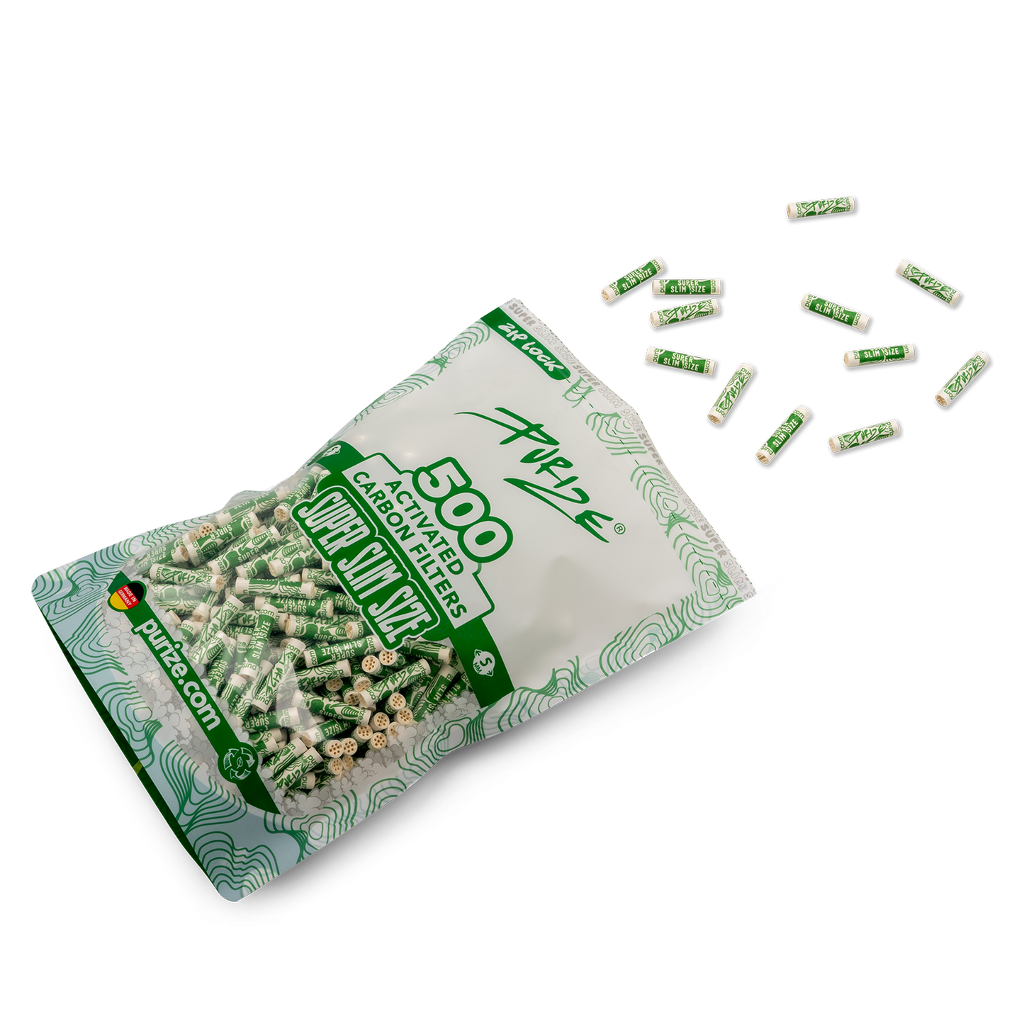 PURIZE® Doypack 500 Filter | SUPER SLIM Size 5mm
