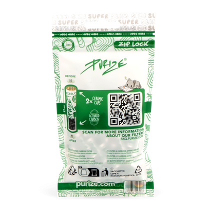 50x PURIZE® SUPER SLIM Size Filters 5mm