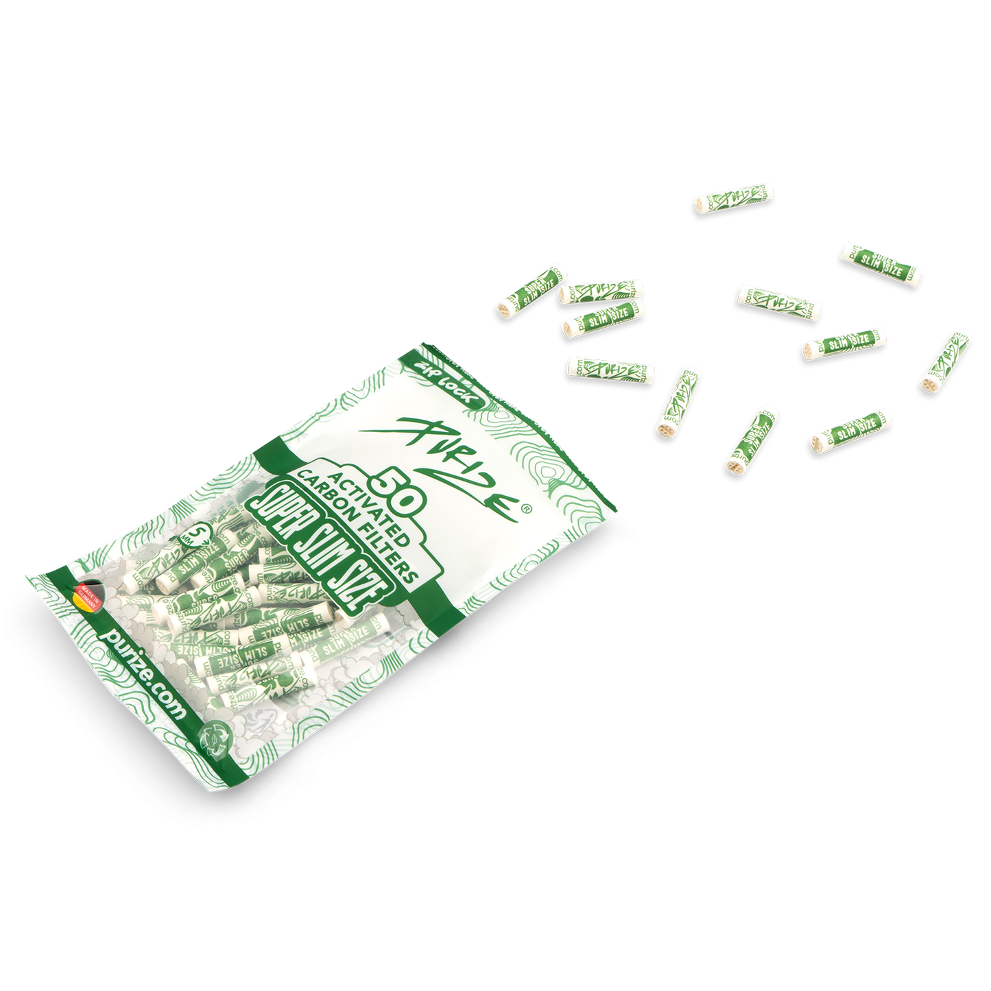 50x PURIZE® SUPER SLIM Size Filters 5mm