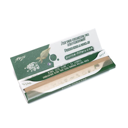 PURIZE® King Size Slim Papers | 32 Papers - Brown