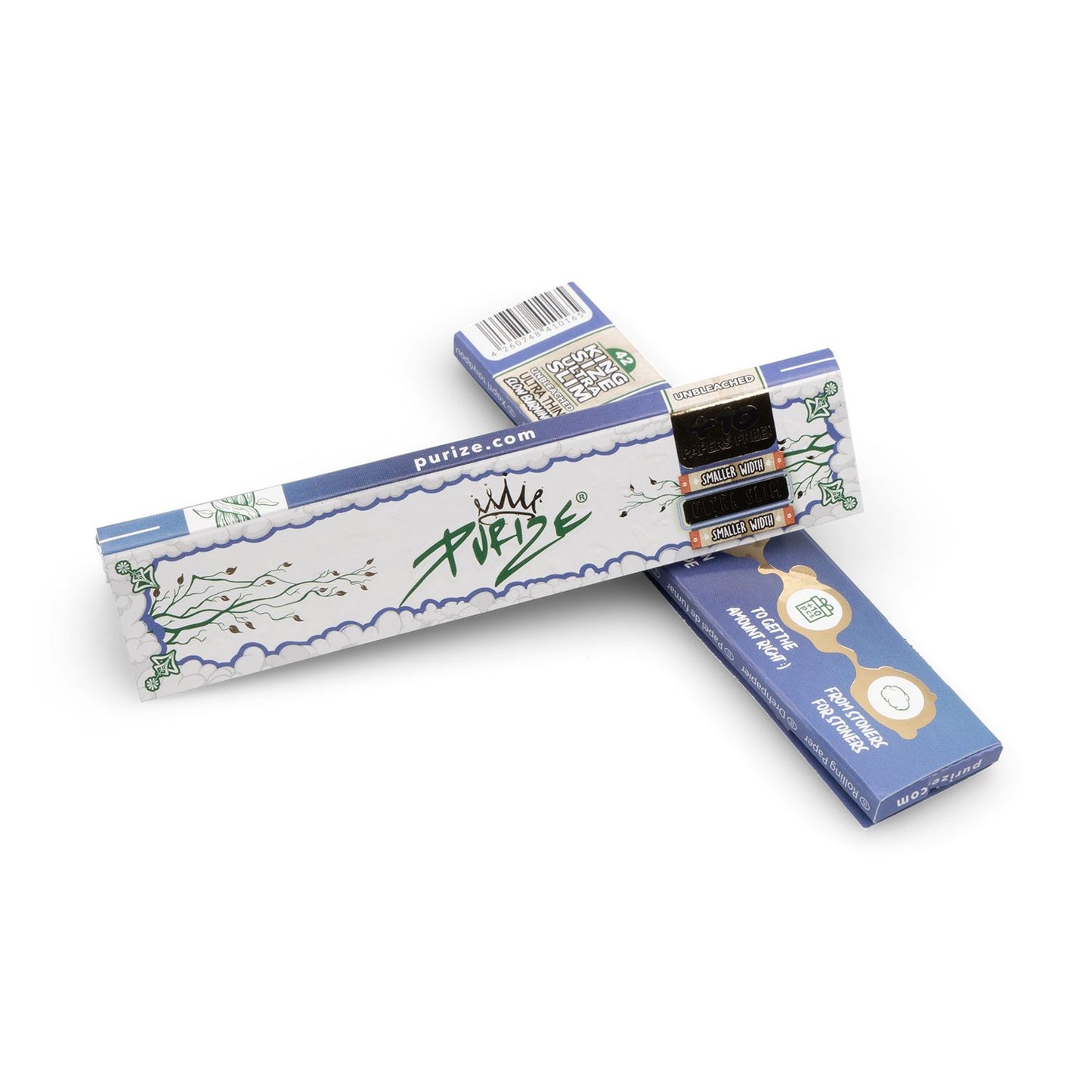 PURIZE® King Size Ultra Slim Papers | 42 Papers