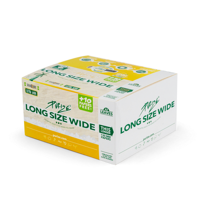 PURIZE® กระดาษบางเฉียบขนาดคิงไซส์ | 32 กระดาษ - กล่อง 