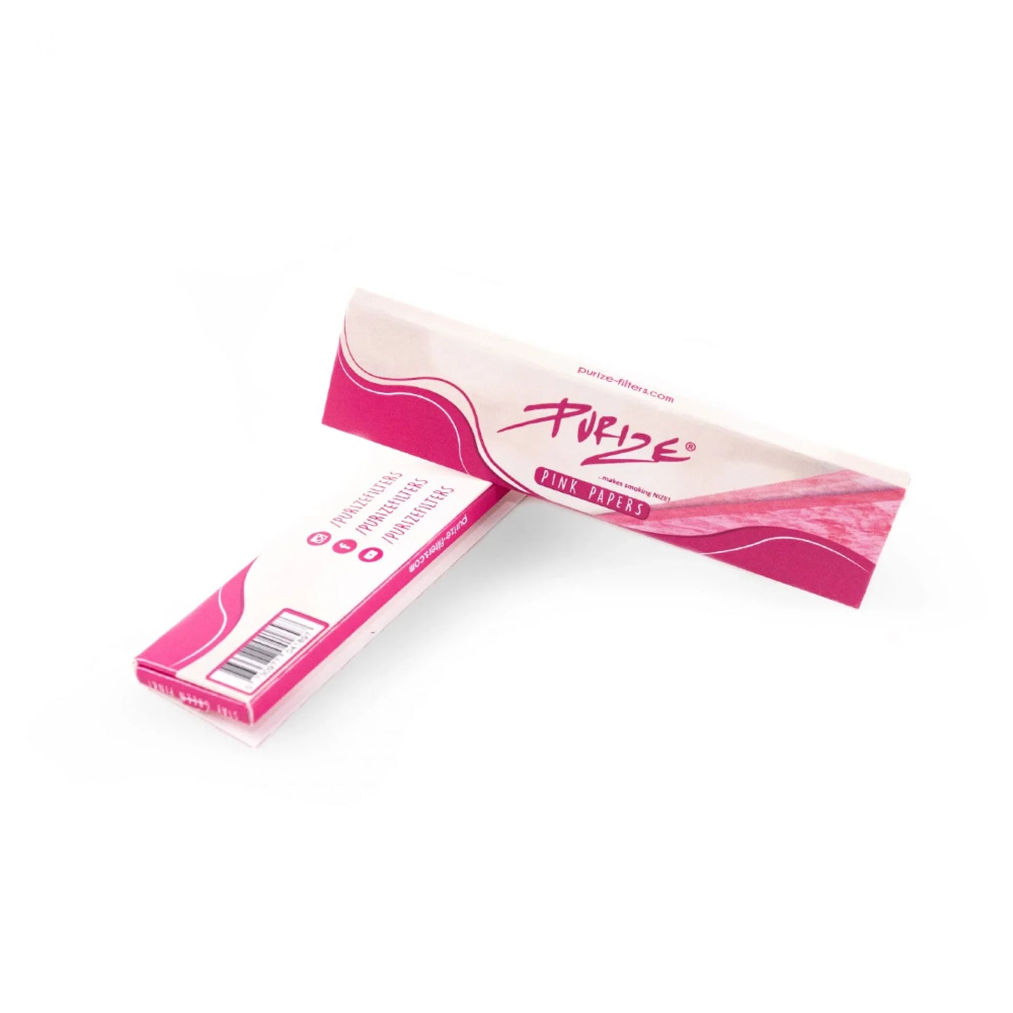 PURIZE® King Size Slim Papers | 32 Papers - Pink
