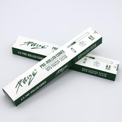 PURIZE® 6 Pre-rolled Cones w/ Carbon Filter