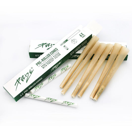 PURIZE® 6 Pre-rolled Cones w/ Carbon Filter