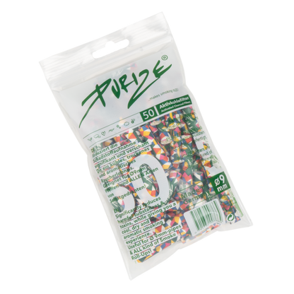 50x PURIZE® REGULAR Size Filters 9mm | Box of 10 Bags