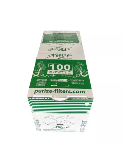 PURIZE® 100 Jar | Xtra Slim Size Filters 5,9mm | Box of 10